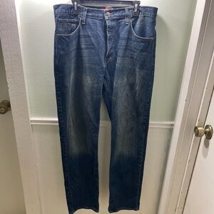 Arizona Jean Company Dark Blue Men's Straight Jeans